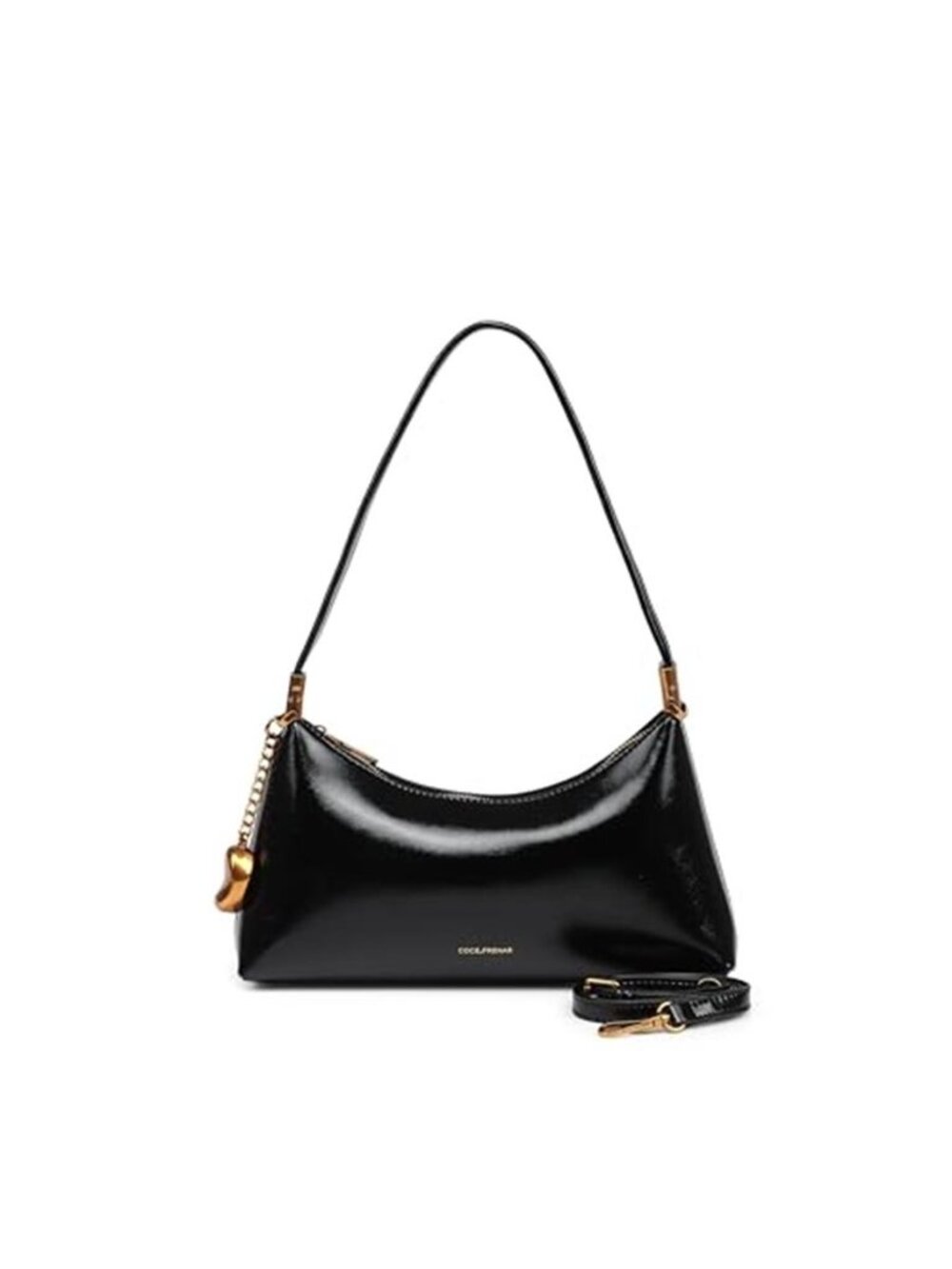 Women's Crescent Shoulder Bag | Oil Wax Vegan Leather Hobo Purse Retro Underarm